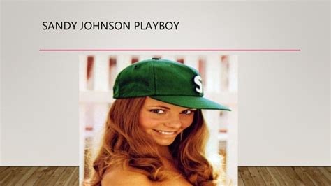 sandy johnson playboy|iPlayboy.com